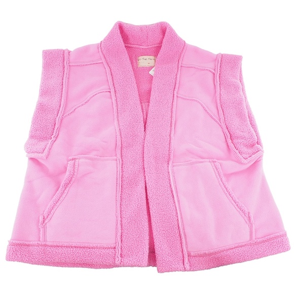 Free People We The Free Cozy Time Faux Sherpa Vest - Picture 4 of 11